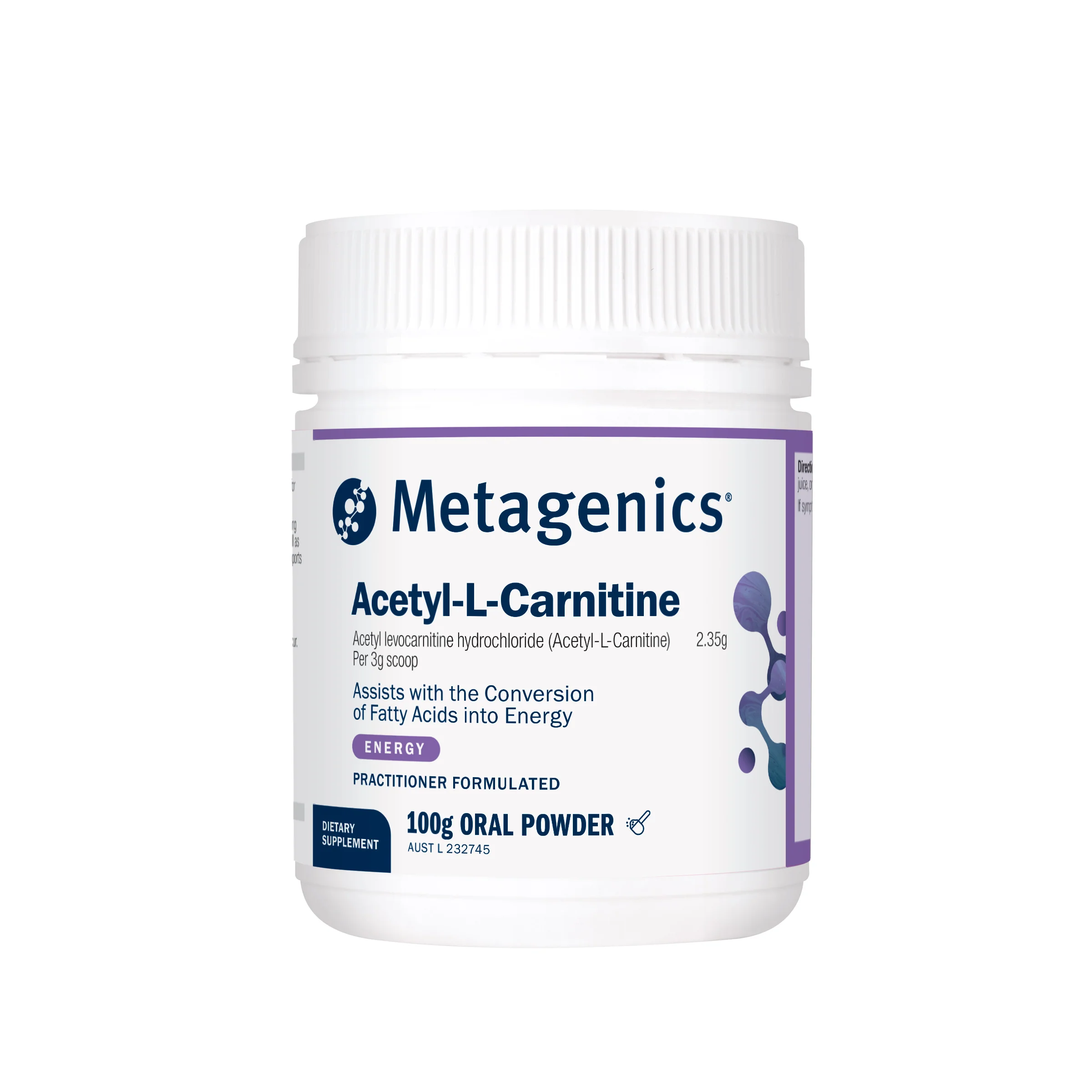 Acetyl-L-Carnitine 100g Powder