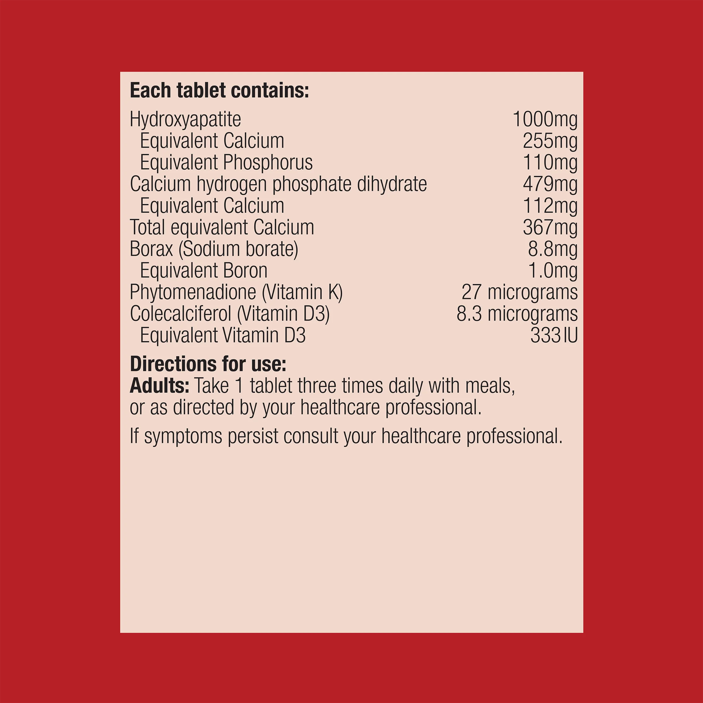 Calcitite Protect 120 Tablets - Image 2
