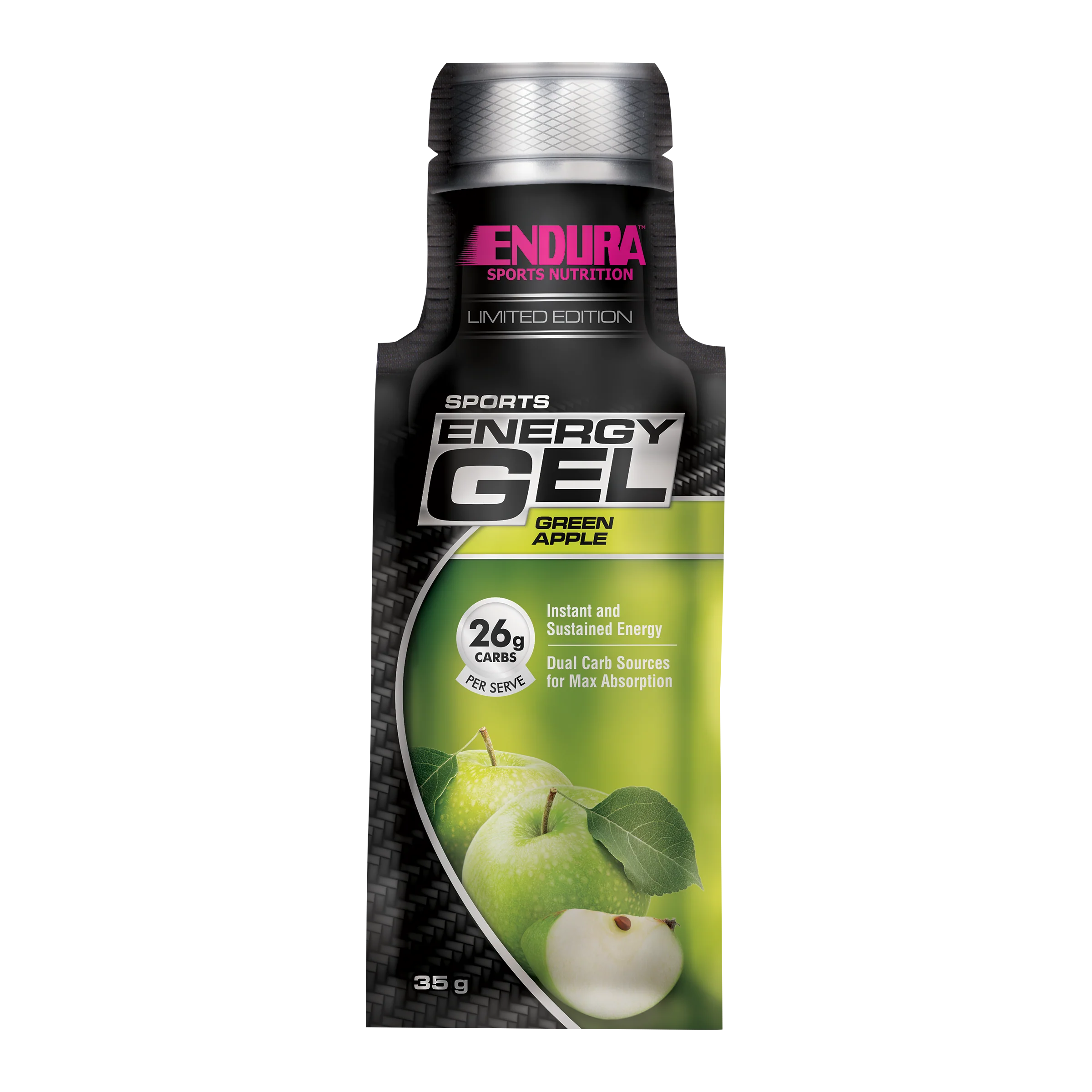 Sports Energy Gel Green Apple 35g Gel (20 Pack)
