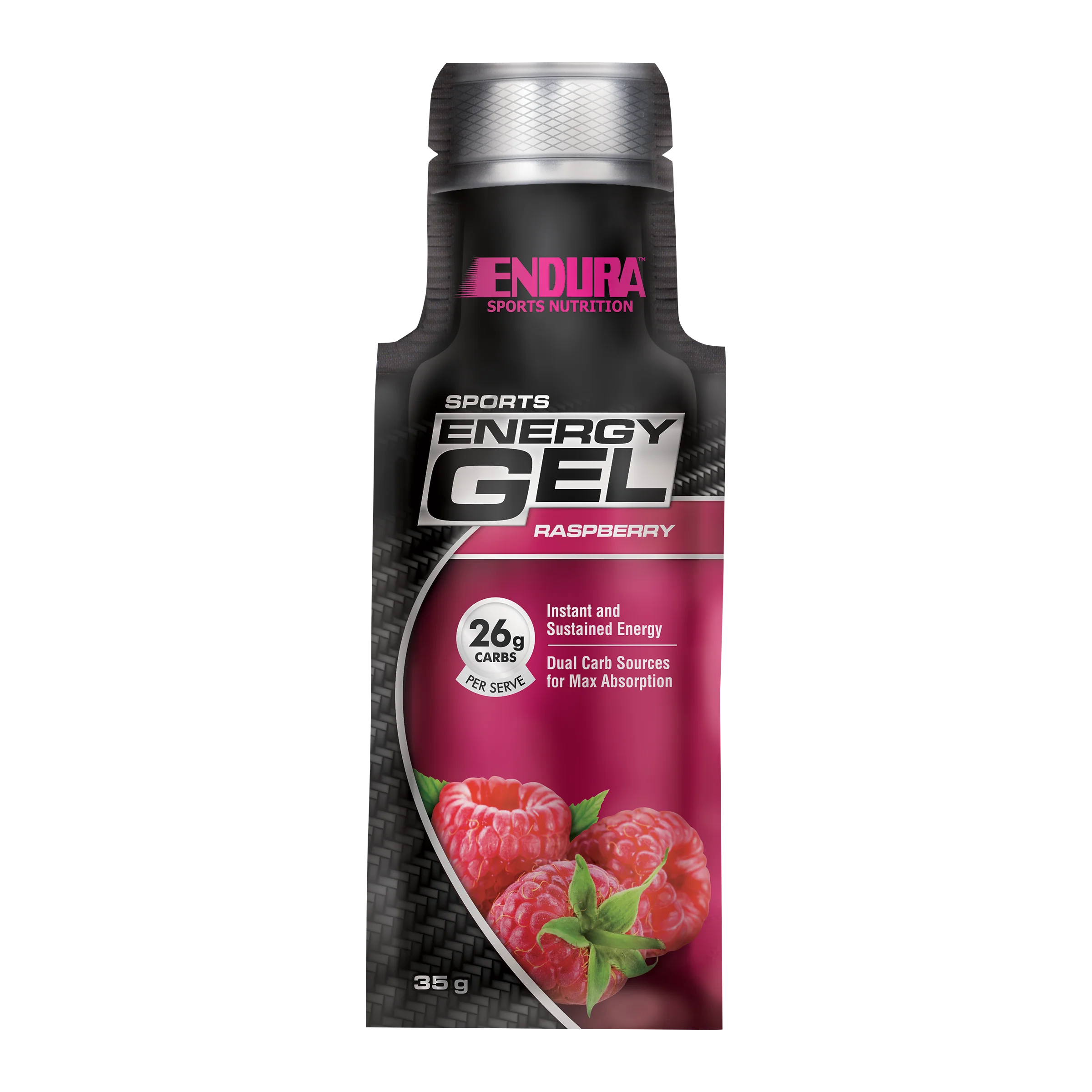 Sports Energy Gel Raspberry 35g Gel (20 Pack)