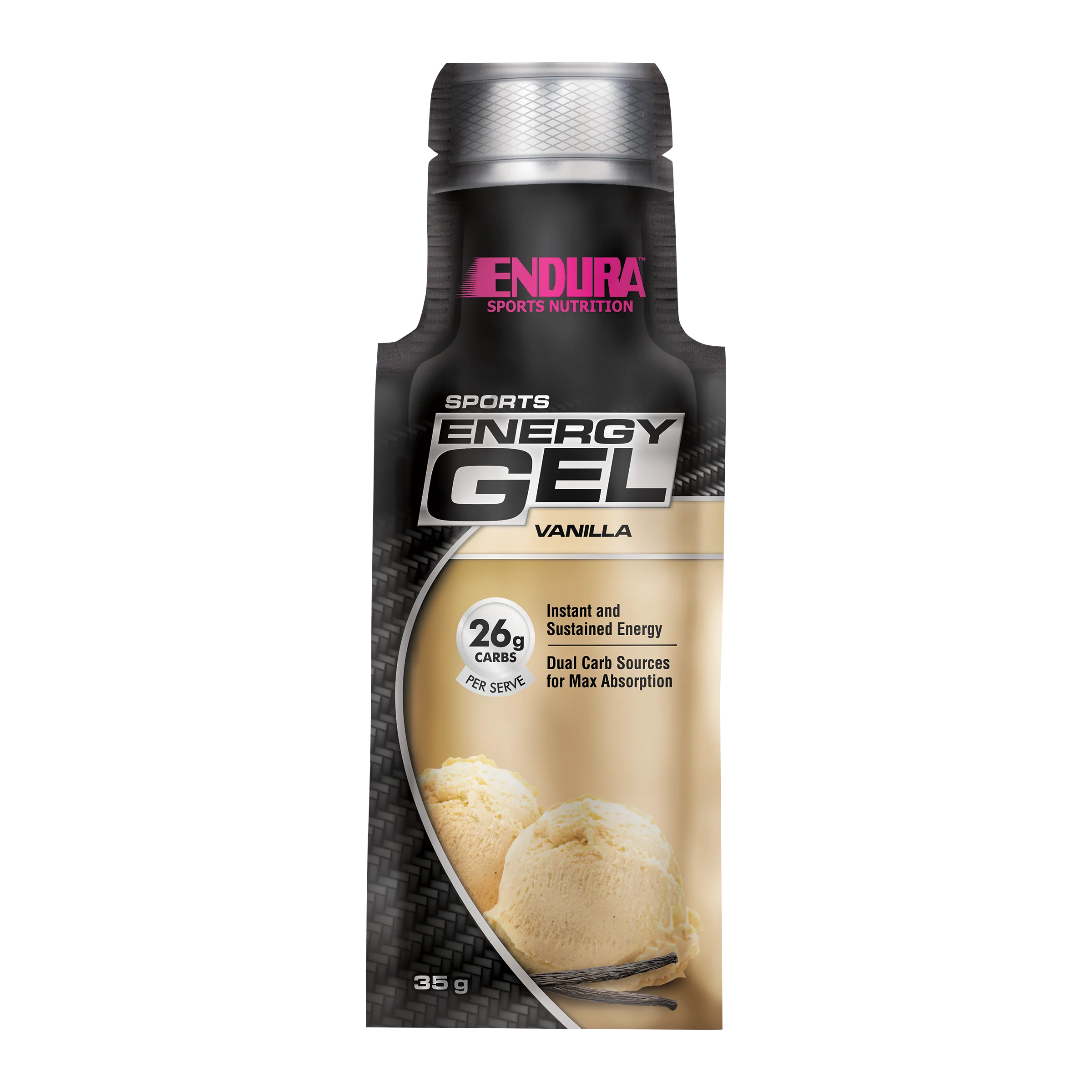 Sports Energy Gel Vanilla 35g Gel (20 Pack)