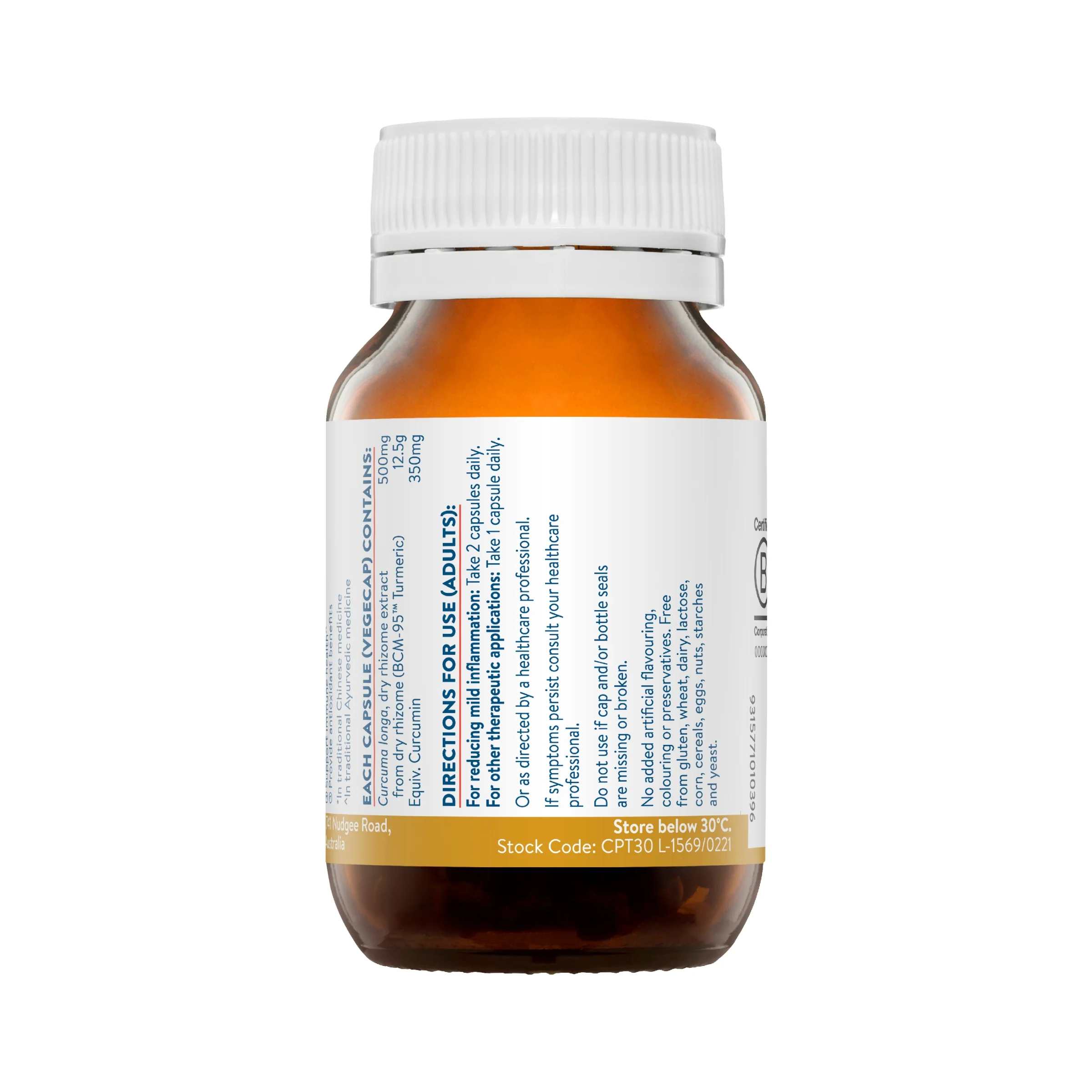 Curcumin Plus 30 Capsules - Image 3