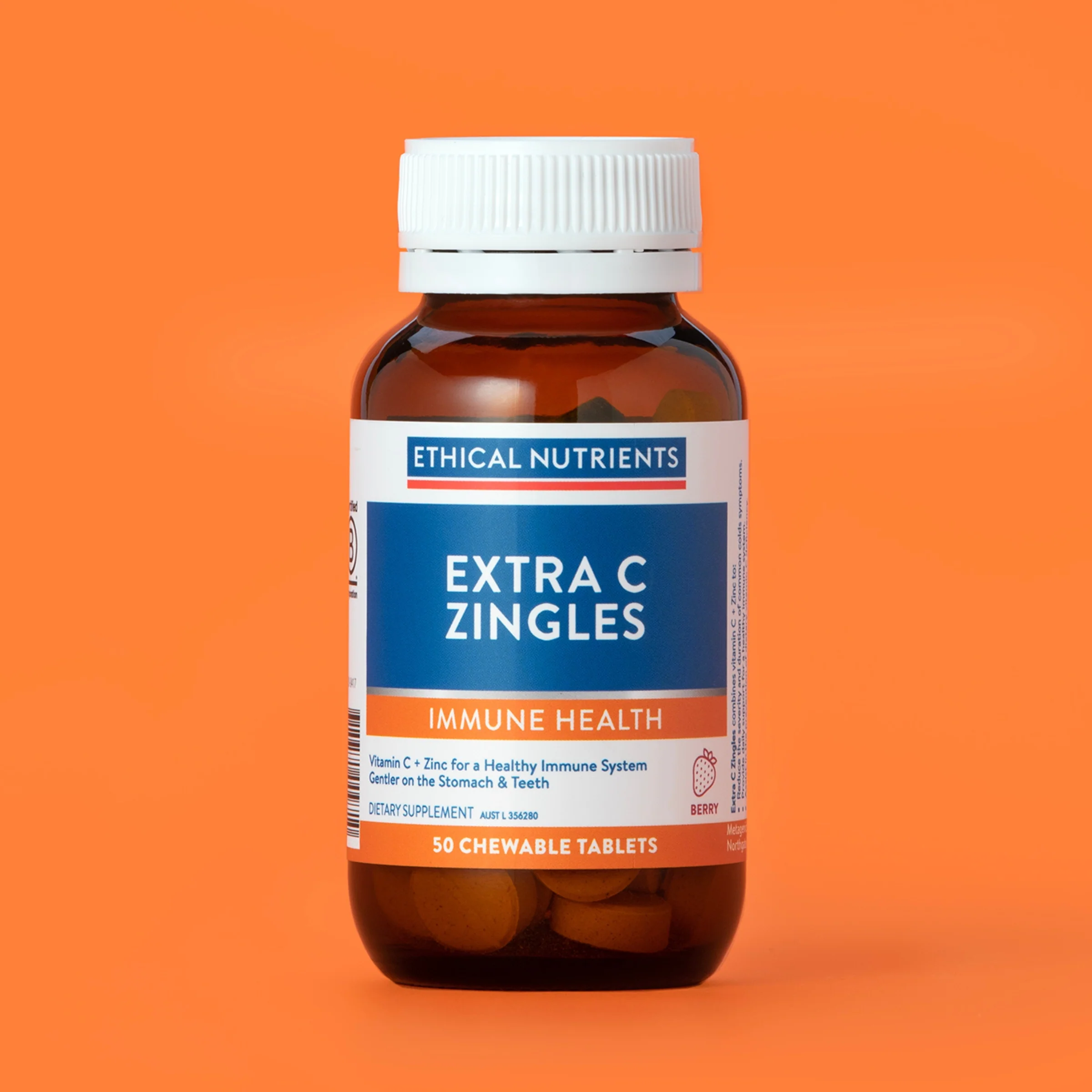 Extra C Zingles Berry 50 Chewable Tablets - Image 4