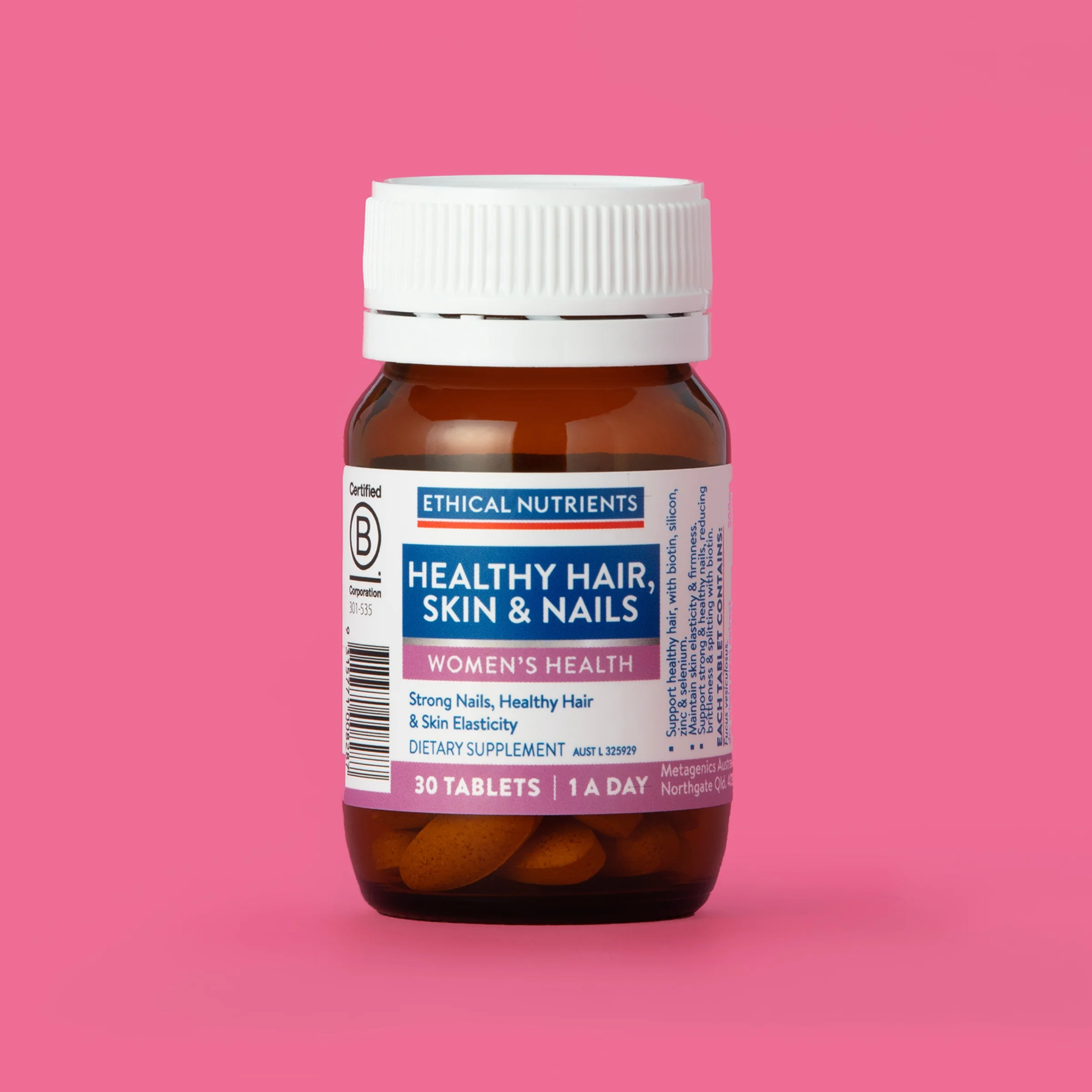 Healthy Hair, Skin & Nails 30 Tablets - Image 3