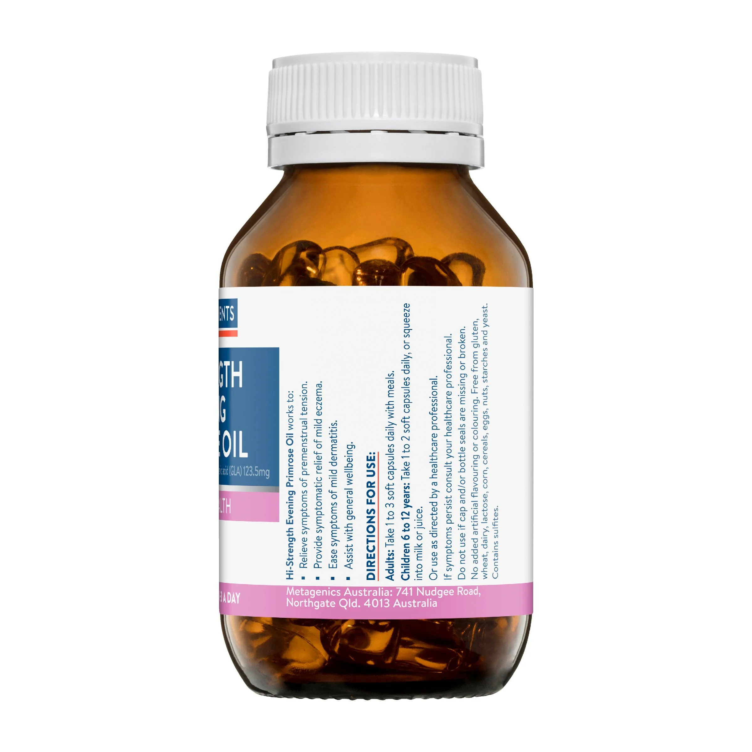 Hi-Strength Evening Primrose Oil 60 Capsules - Image 2