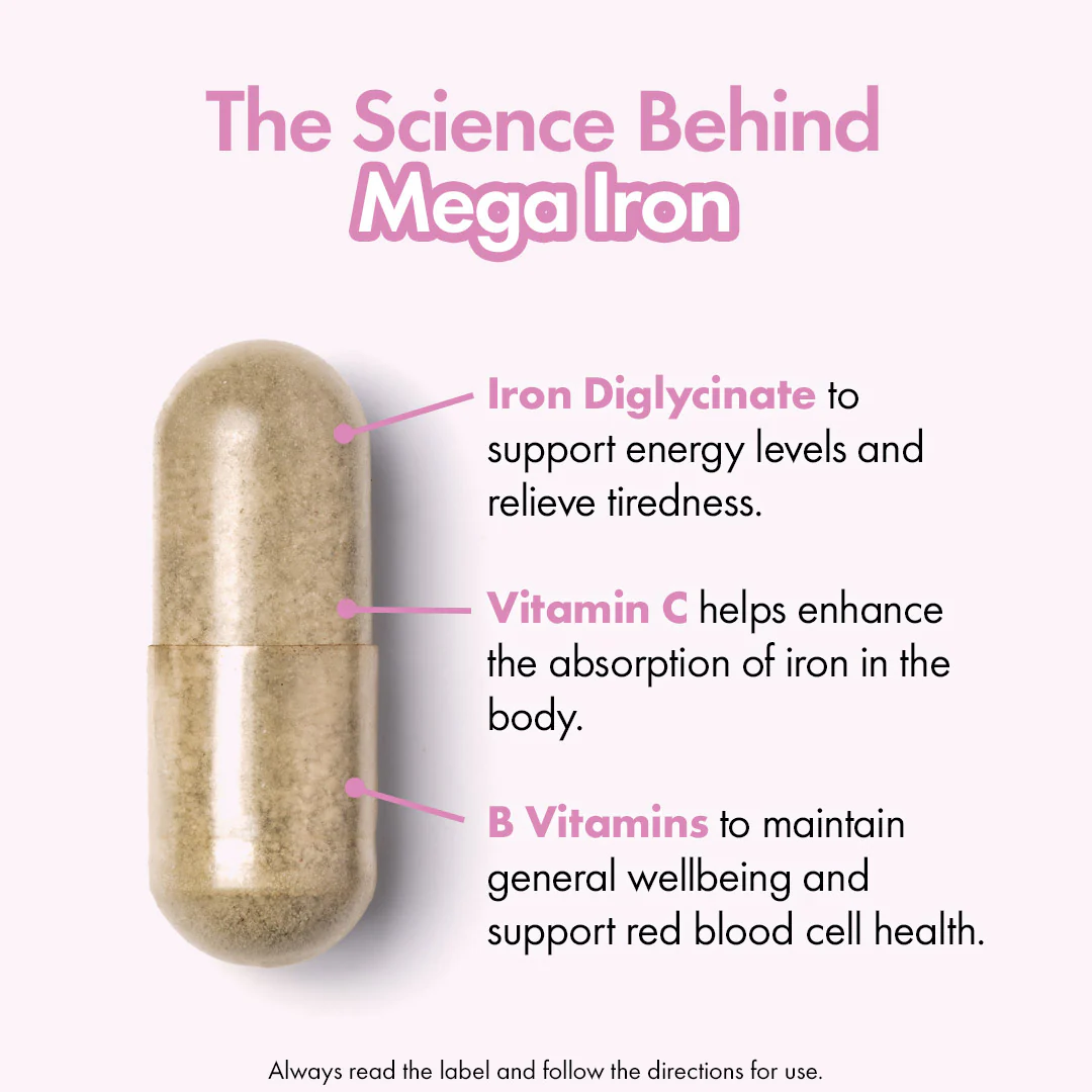 Mega Iron 30 Capsules - Image 3