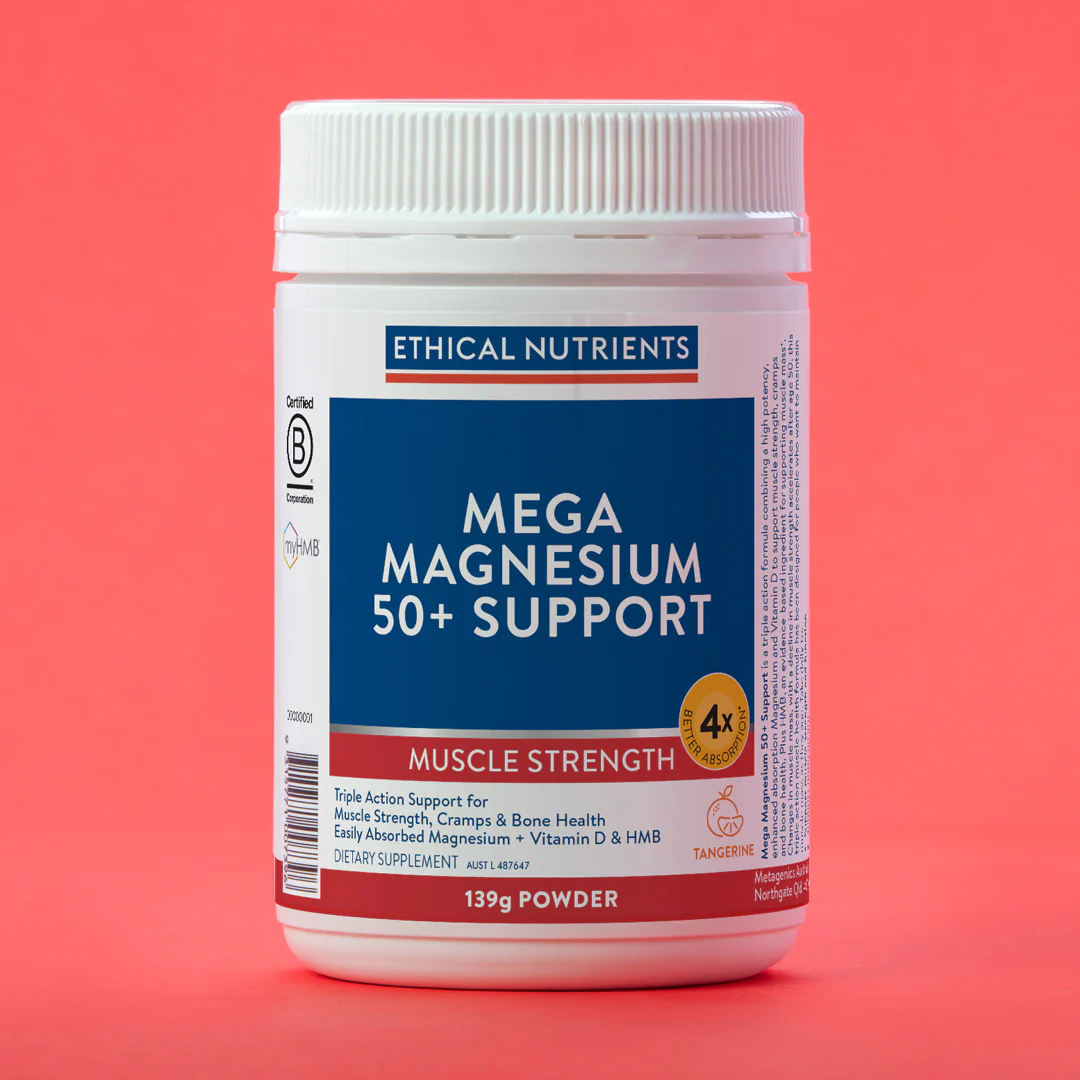 Mega Magnesium 50+ Support Tangerine 139g Powder - Image 3