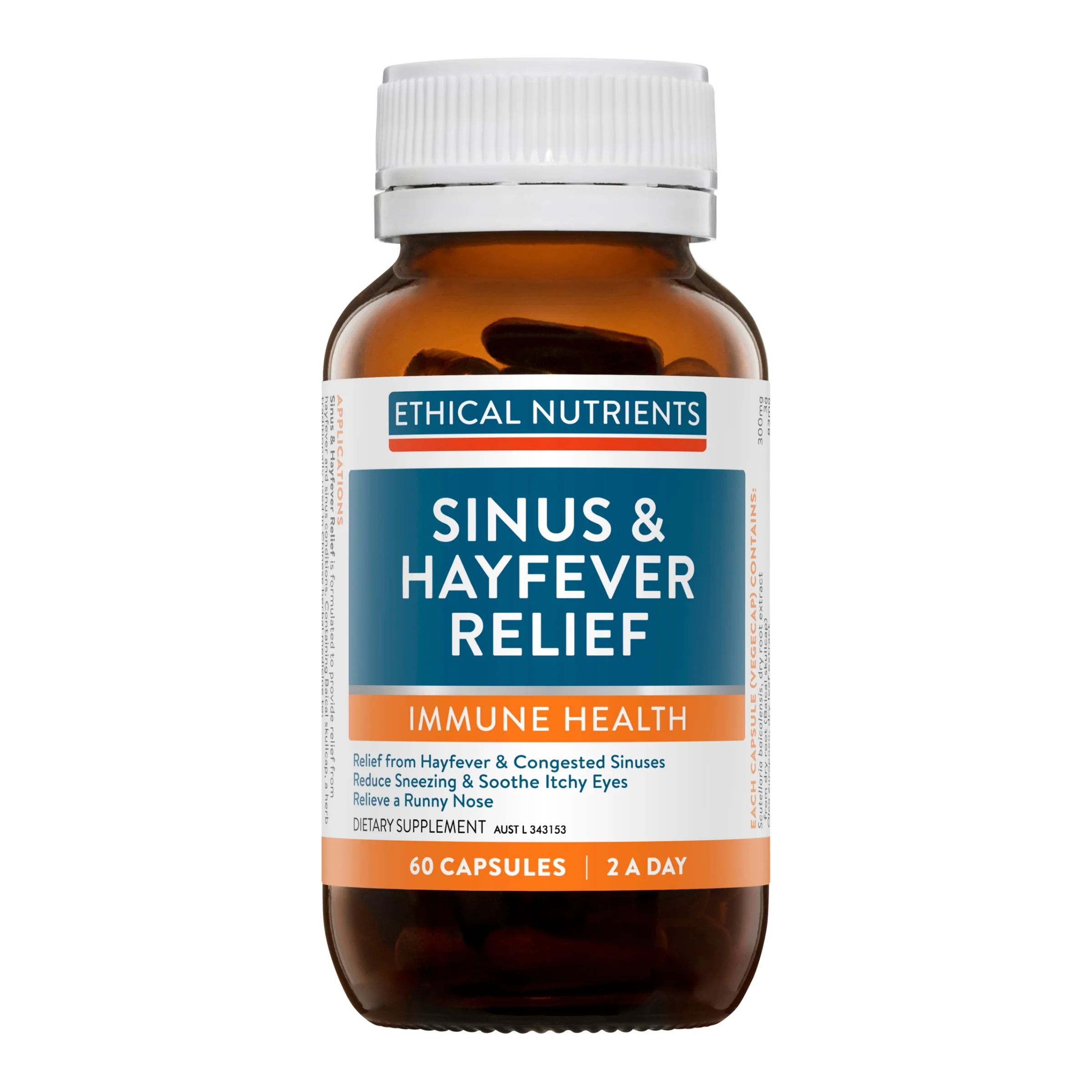 Sinus & Hayfever Relief 60 Capsules