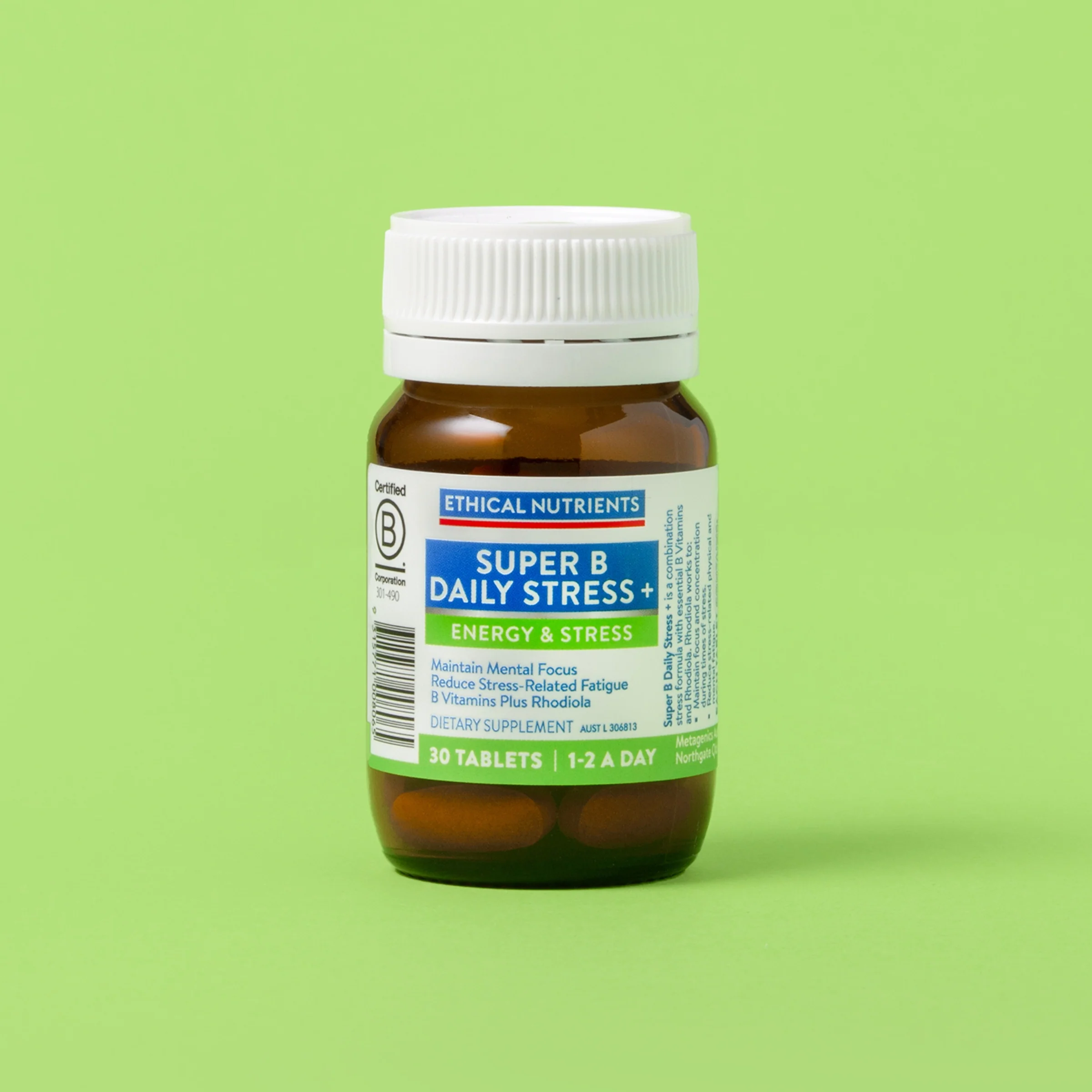 Super B Daily Stress + 30 Tablets - Image 2