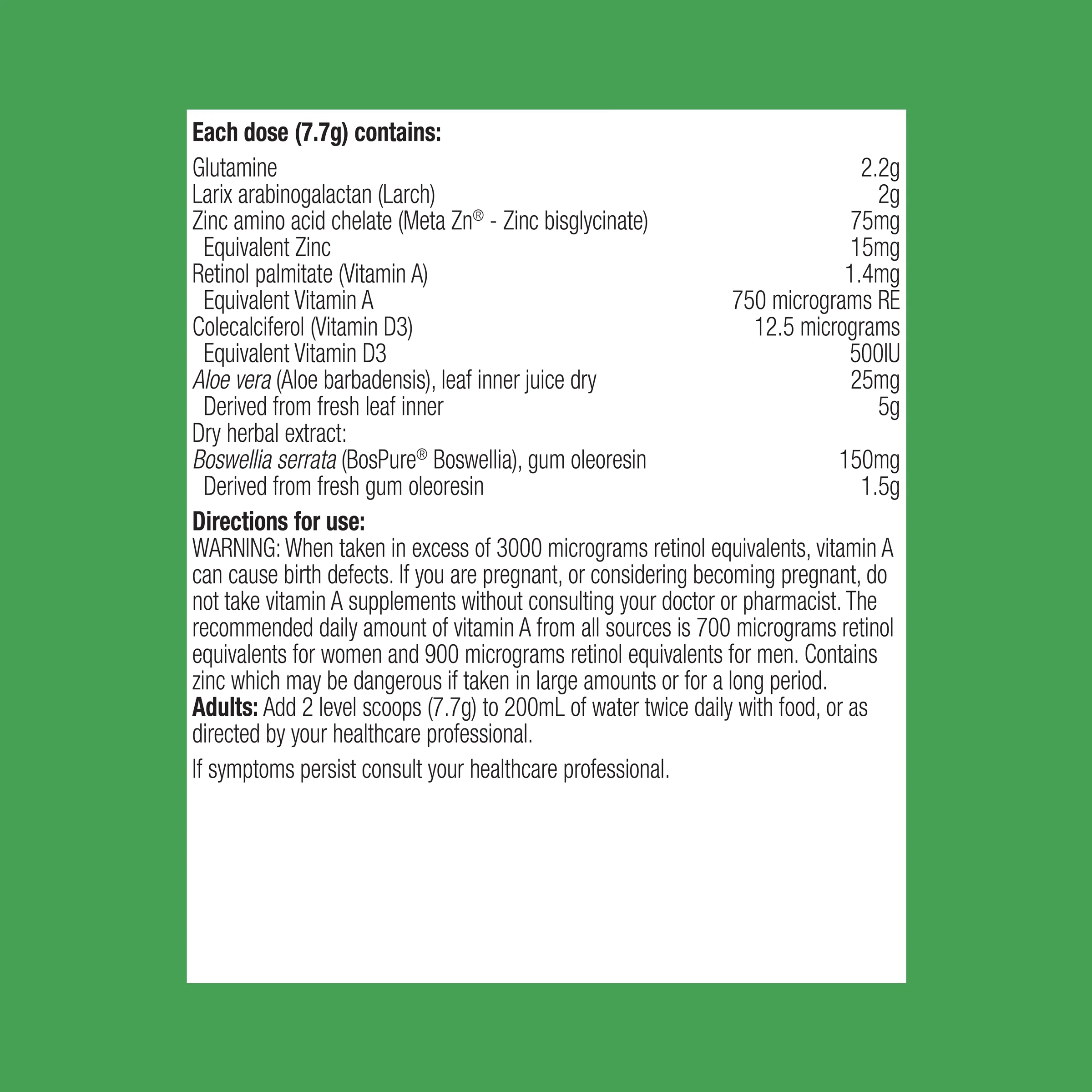 Glutagenics Lemon Lime 230g Powder - Image 4