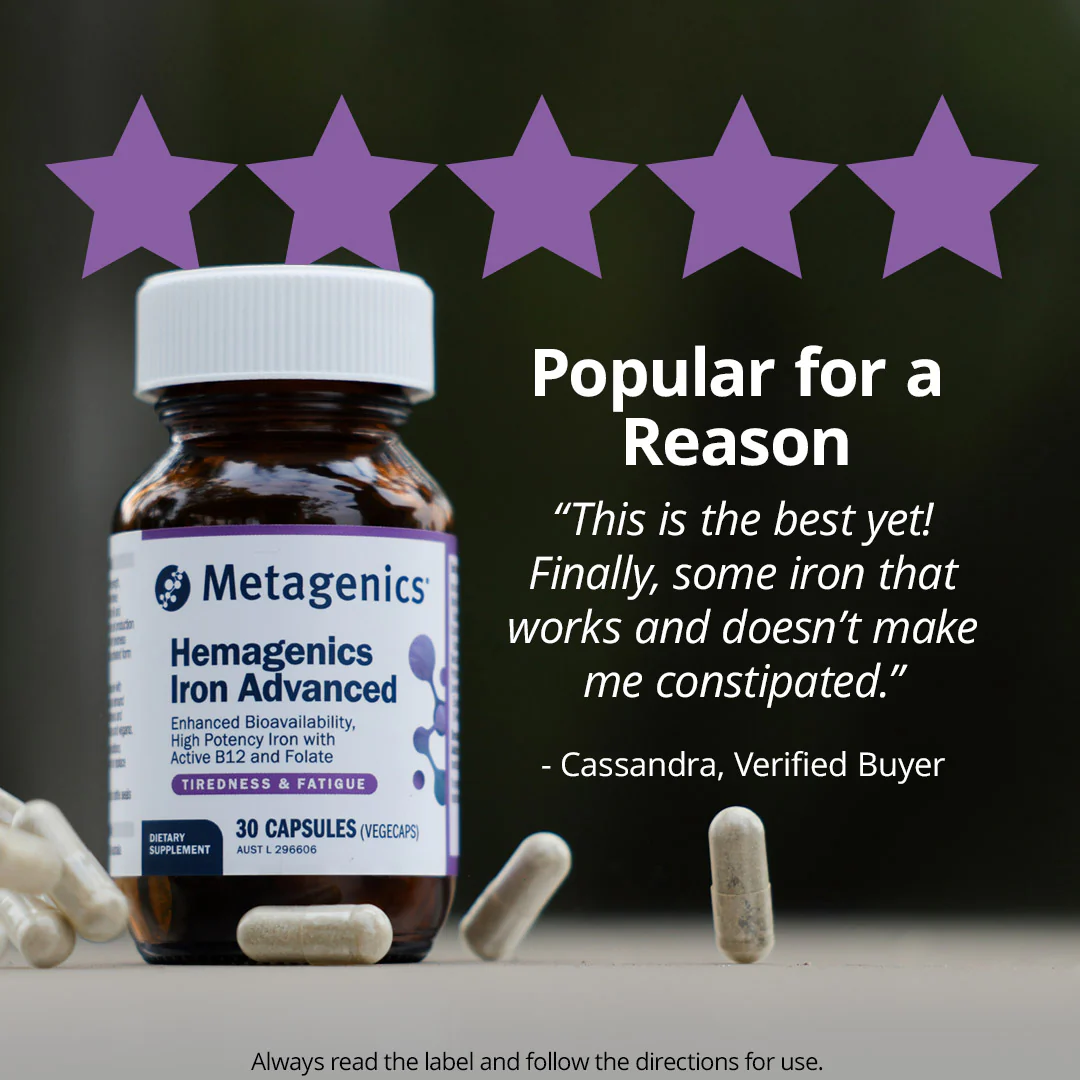 Hemagenics Iron Advanced 30 Capsules - Image 5