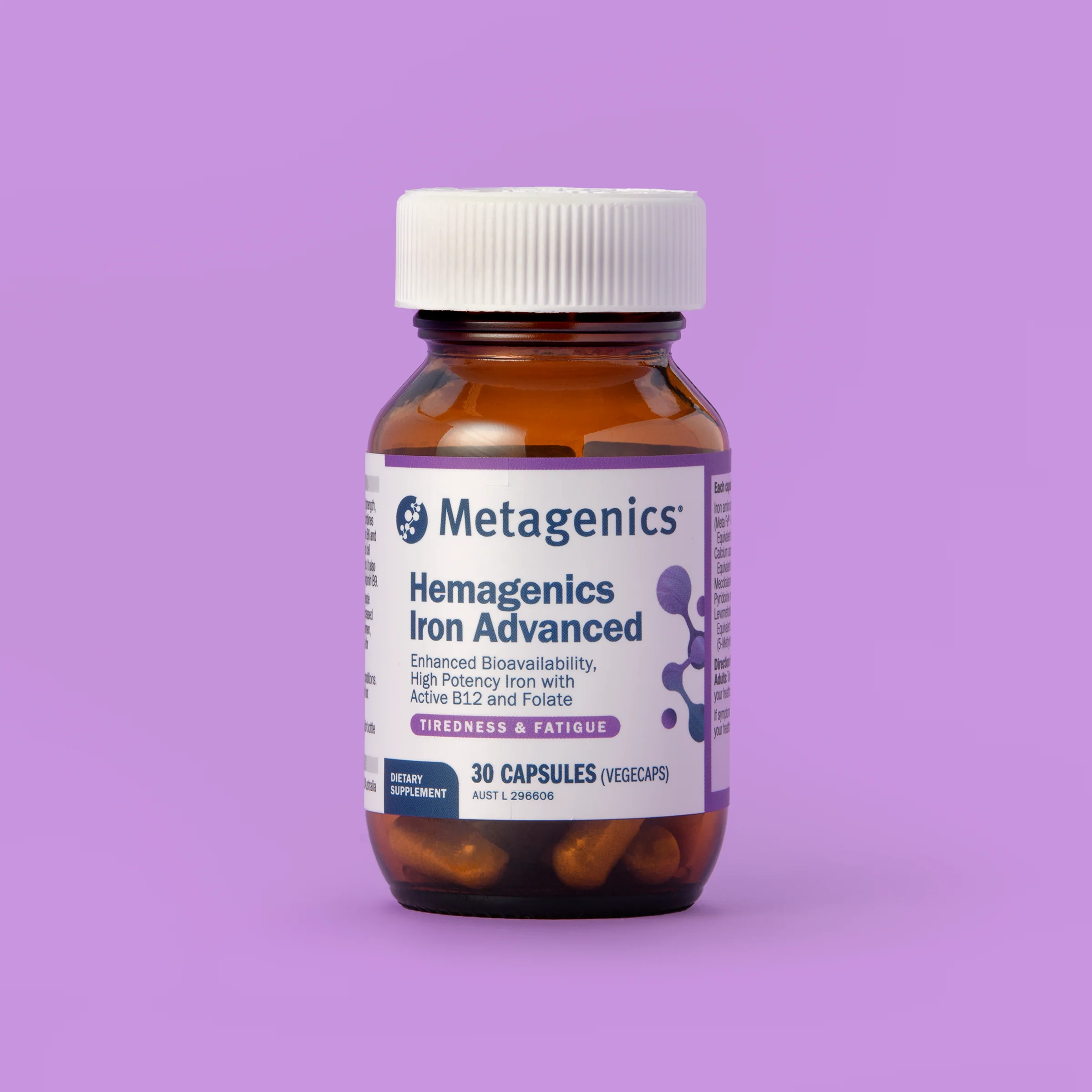 Hemagenics Iron Advanced 30 Capsules - Image 4
