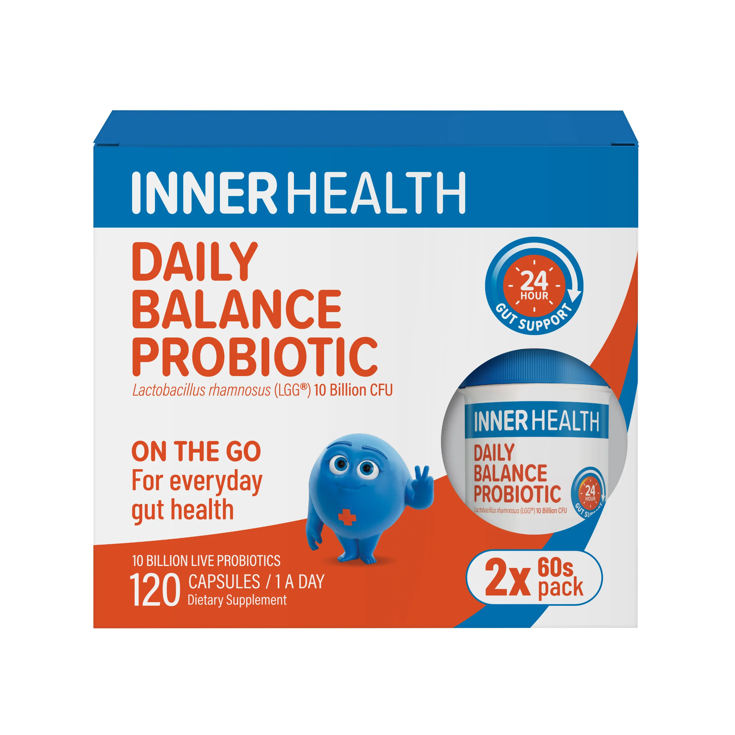 Daily Balance Probiotic 120 Capsules