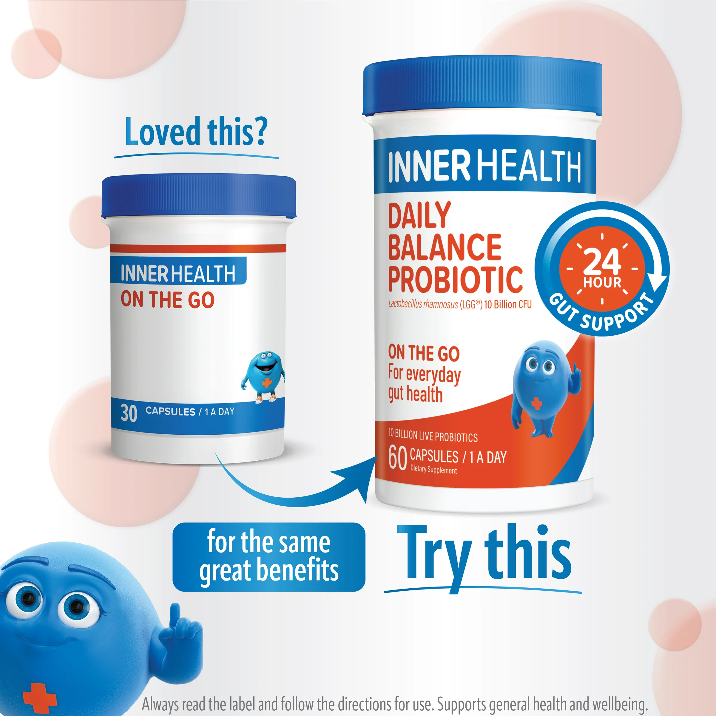 Daily Balance Probiotic 120 Capsules - Image 2