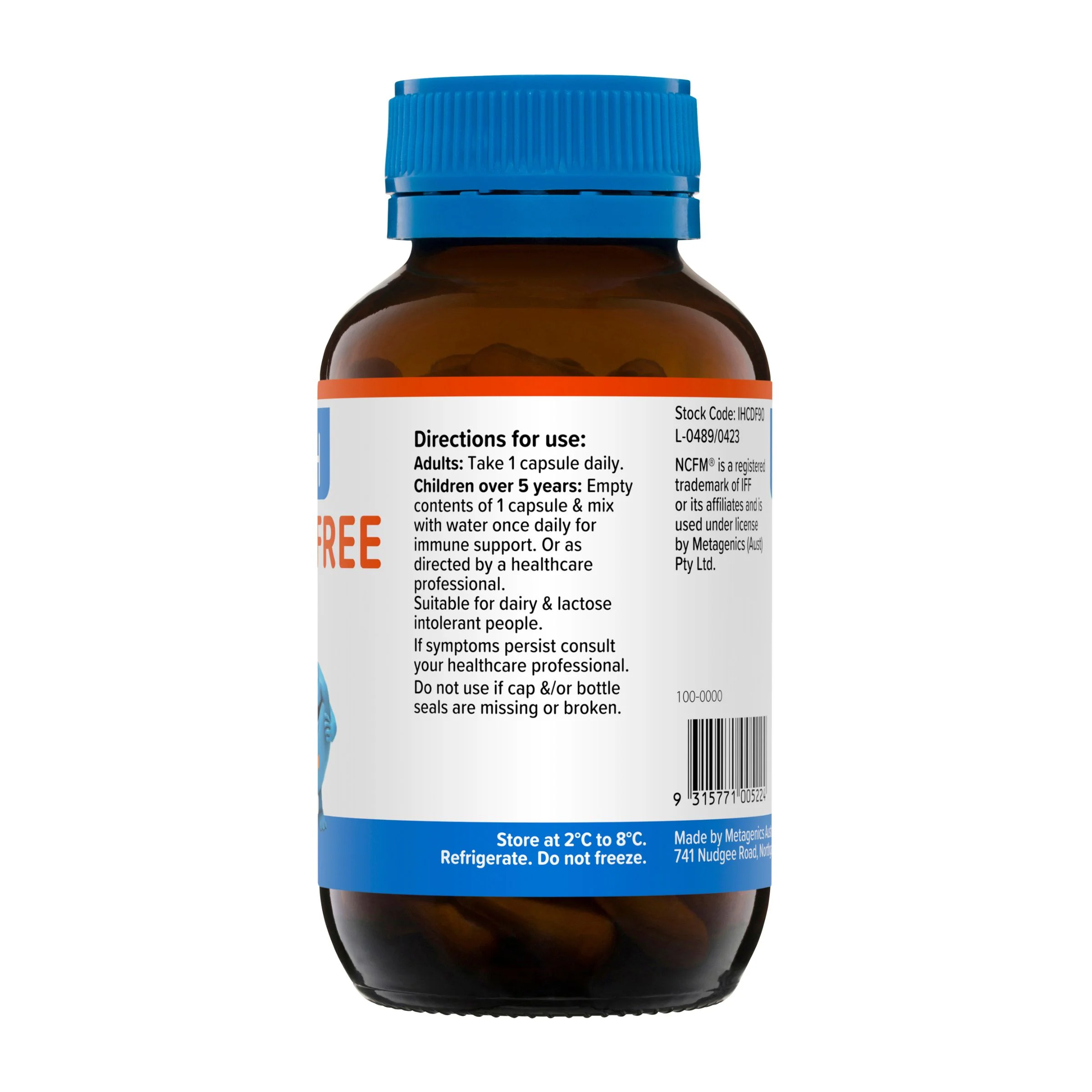 Plus Dairy Free Probiotic 90 Capsules - Image 2