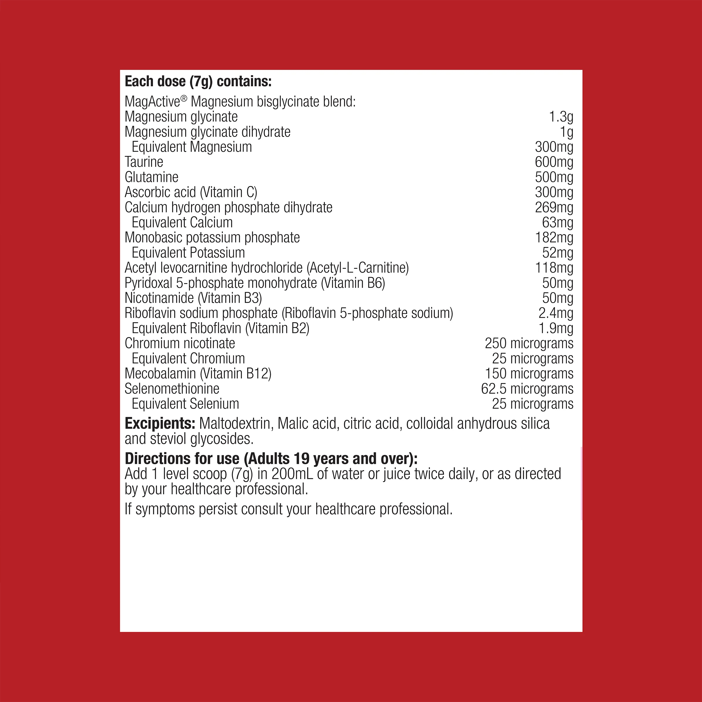 MagActive Muscle Neutral Magnesium Powder 420g - Image 3