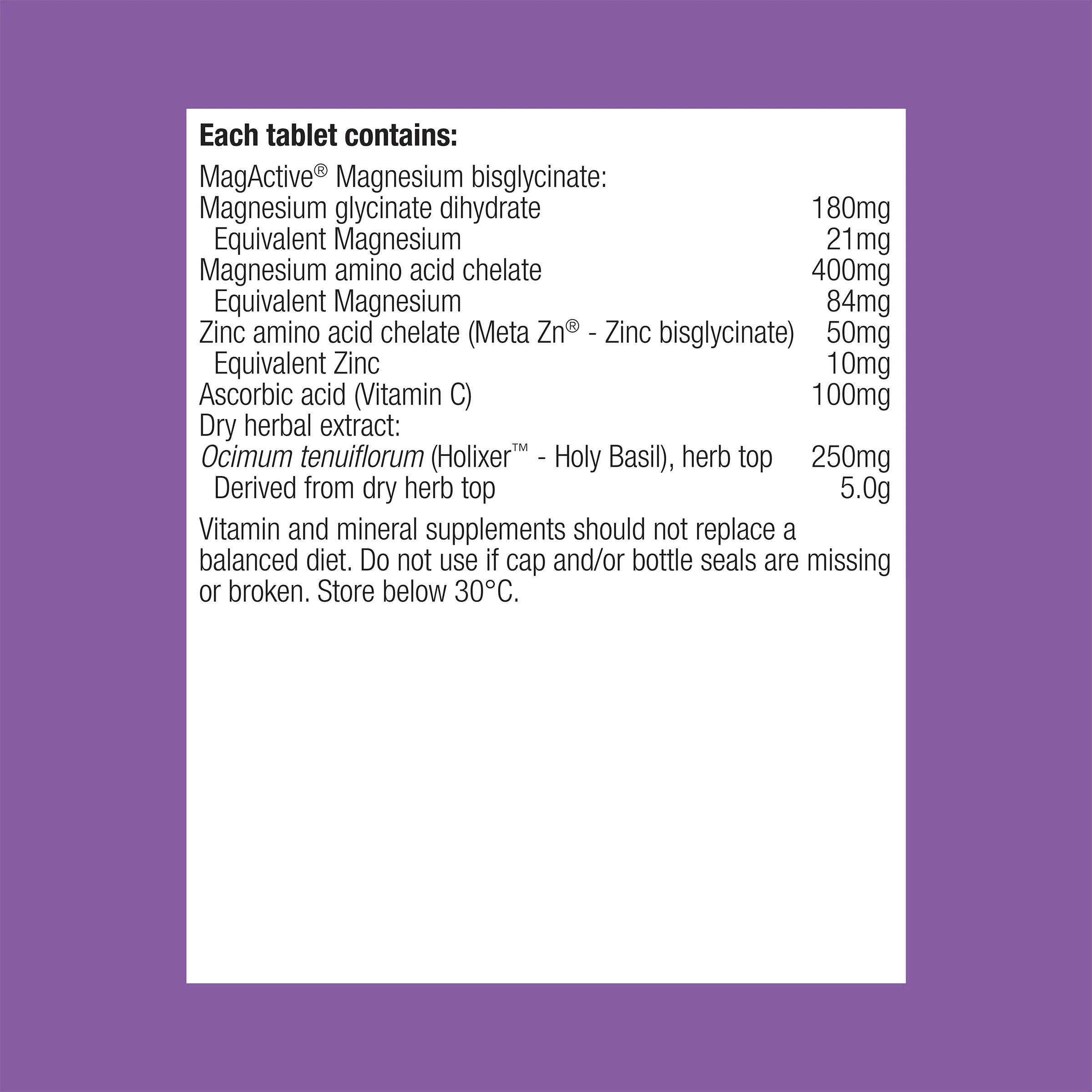 MetaRelax Recharge Overnight 30 Tablets - Image 2