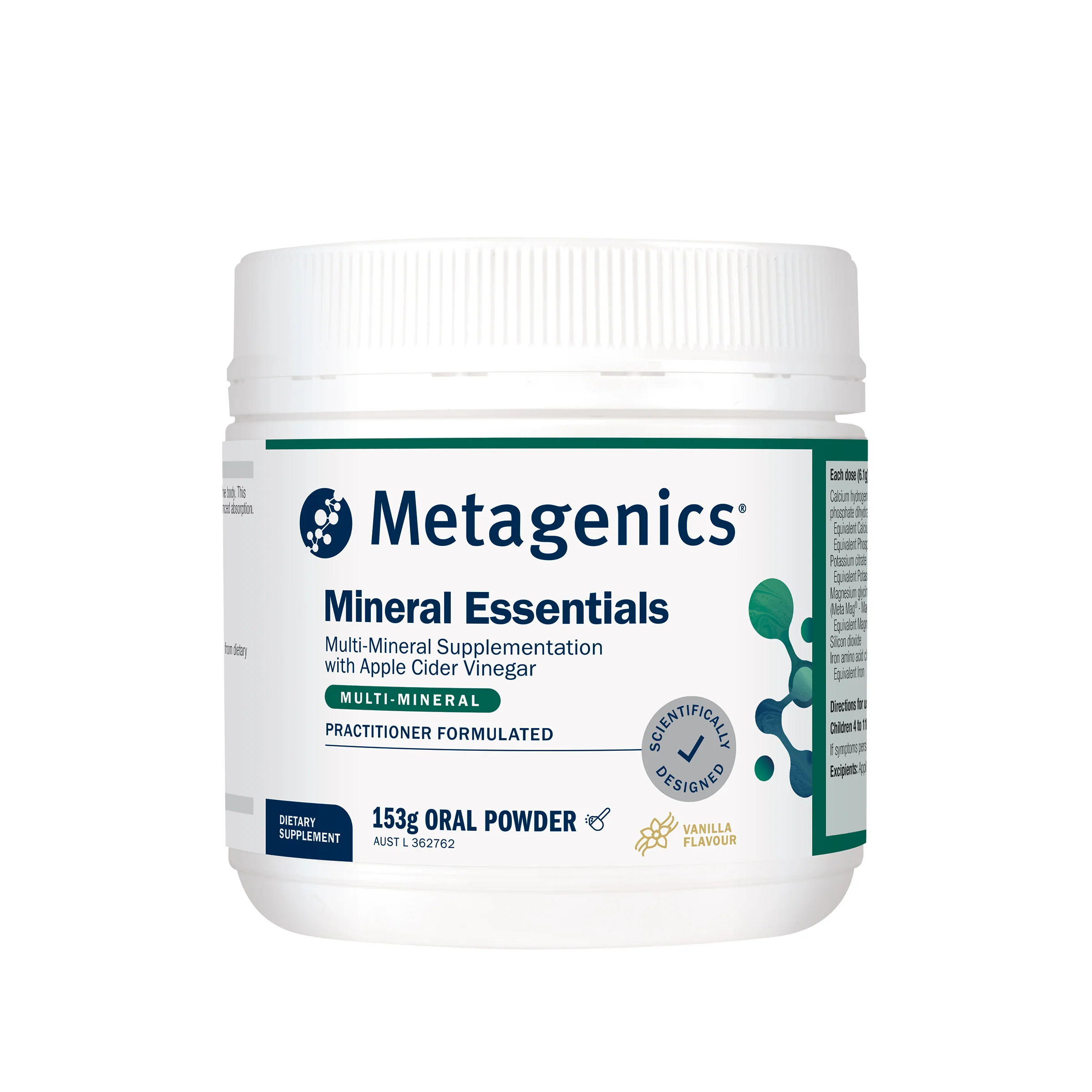 Mineral Essentials Vanilla 153g Powder