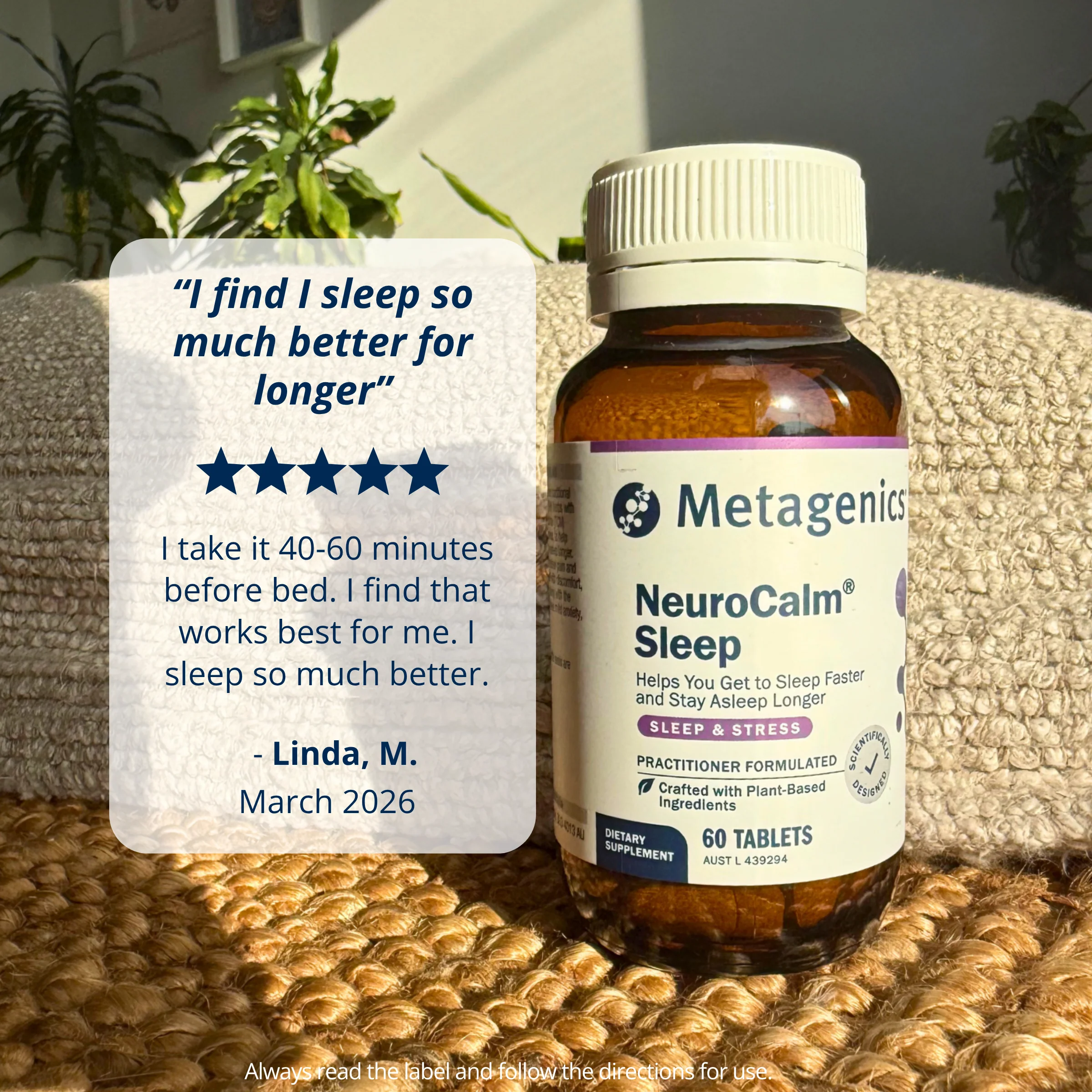 NeuroCalm Sleep 60 Tablets - Image 6