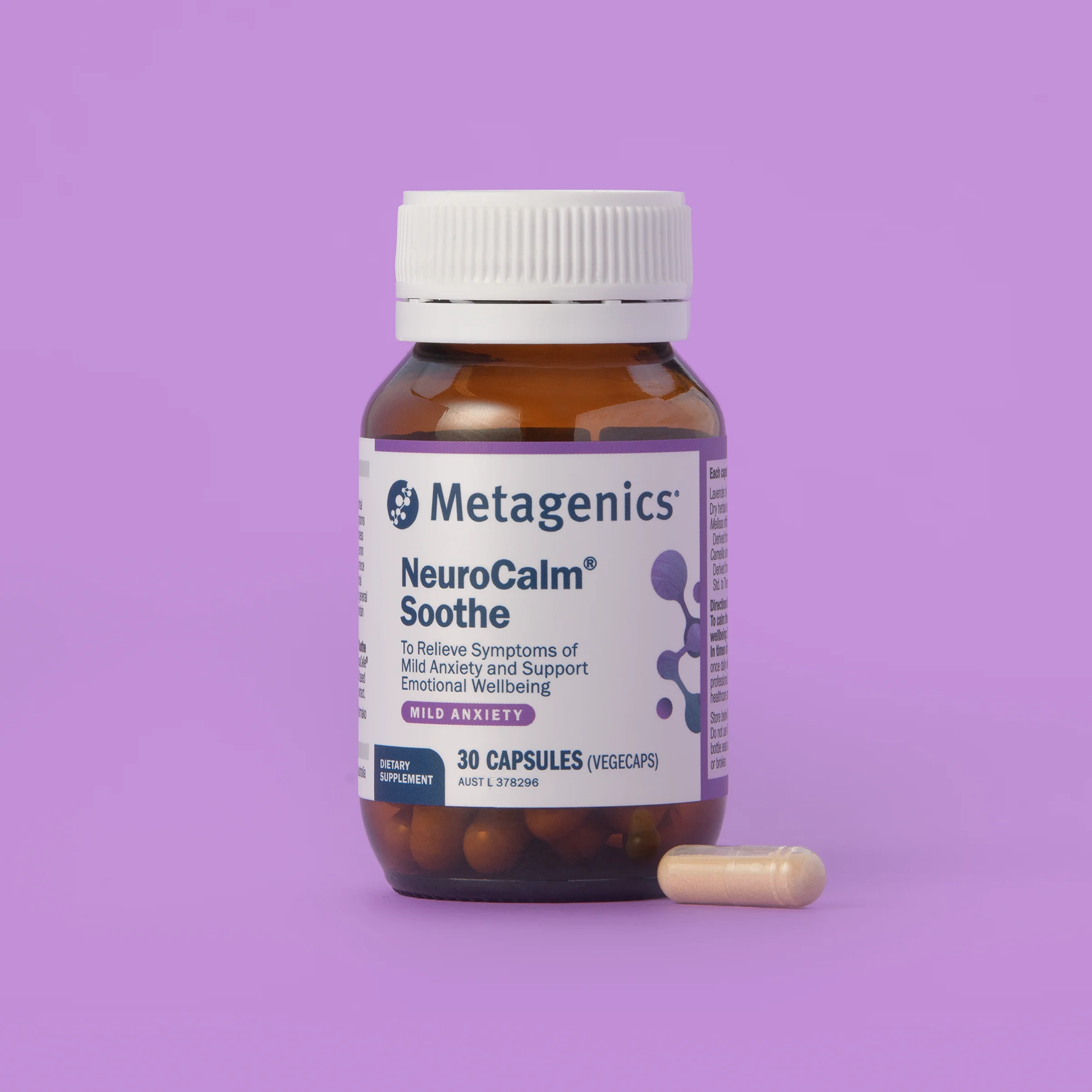 NeuroCalm Soothe 30 Capsules - Image 3