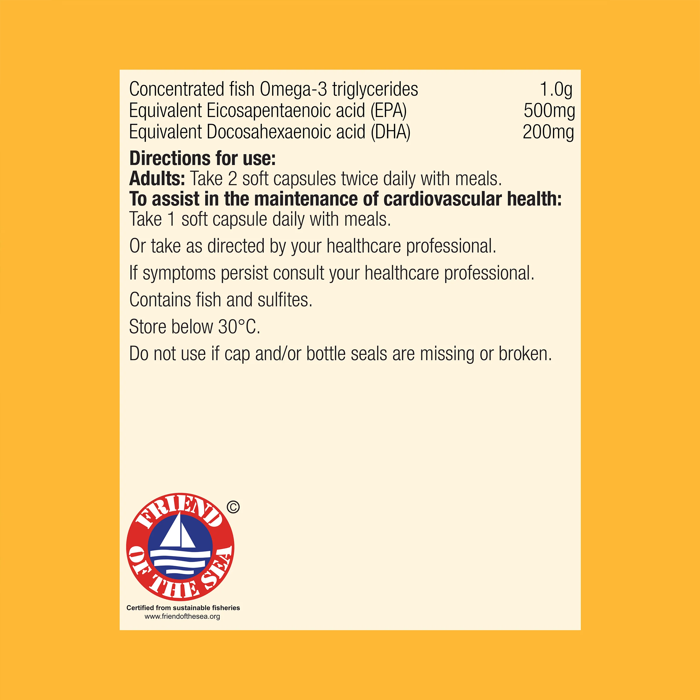 OmegaGenics High Strength EPA/DHA Fish Oil 240 Soft Capsules - Image 4