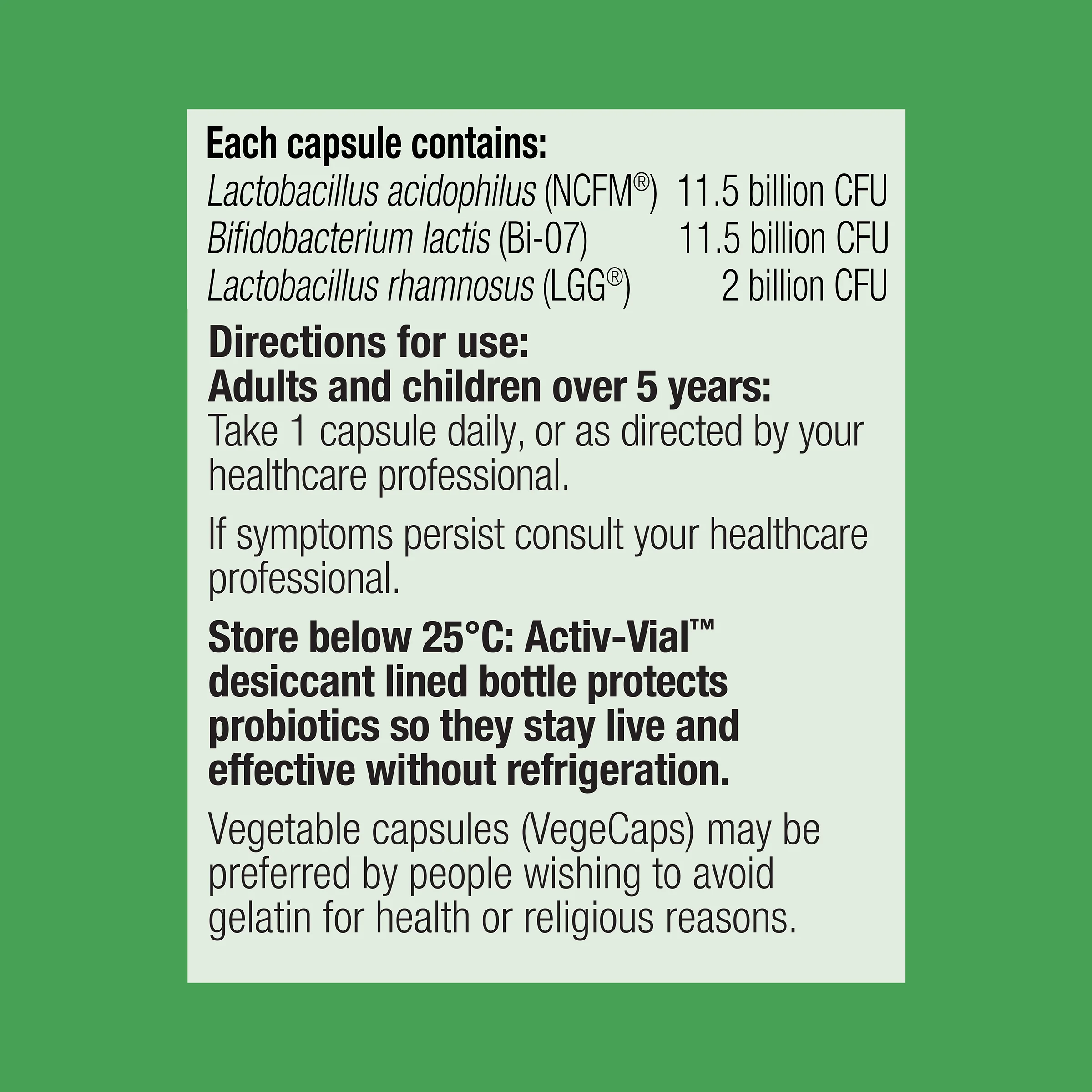 UltraFlora Balance Dairy Free Probiotic 30 Capsules - Image 5