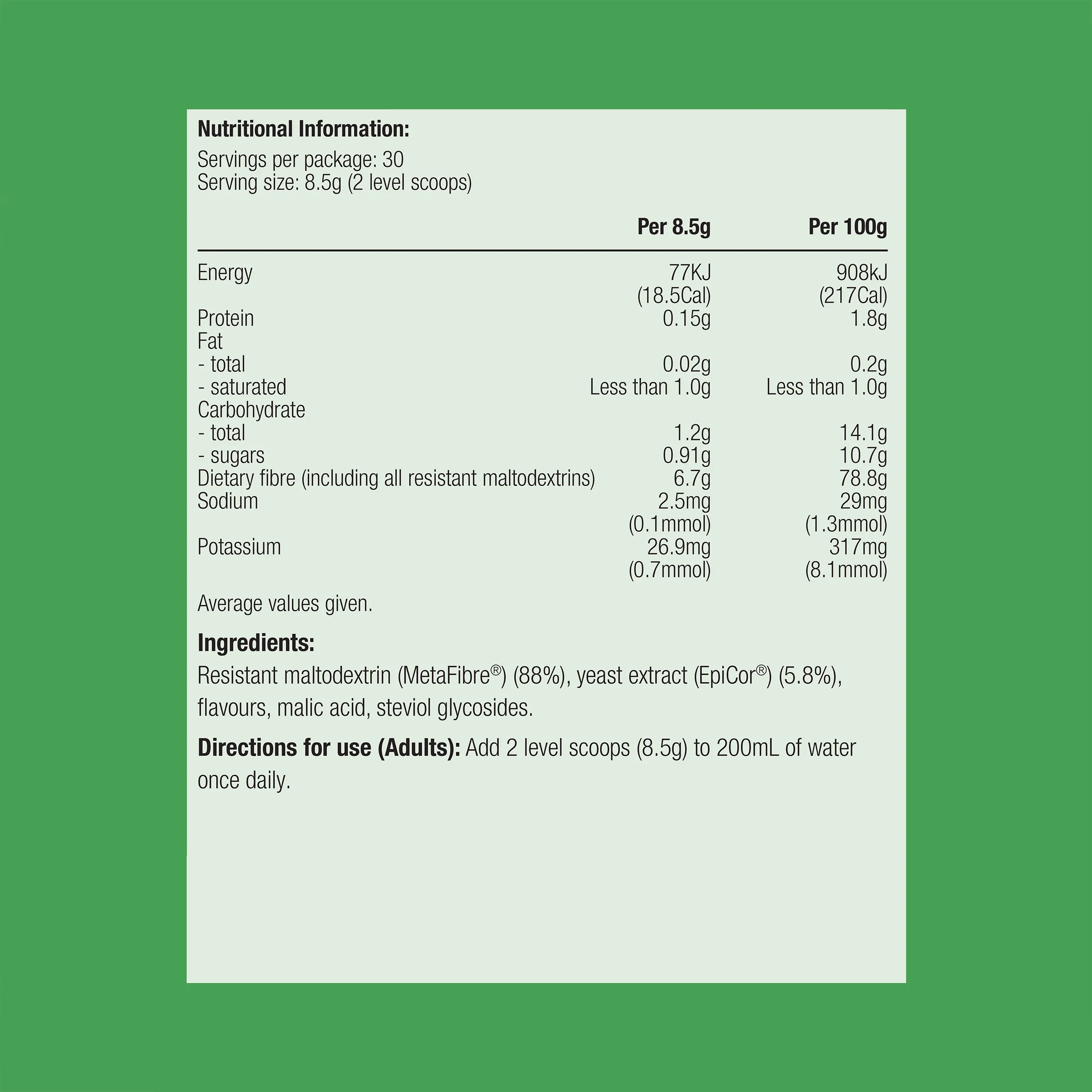 UltraFlora Digest Pineapple 255g Powder - Image 2