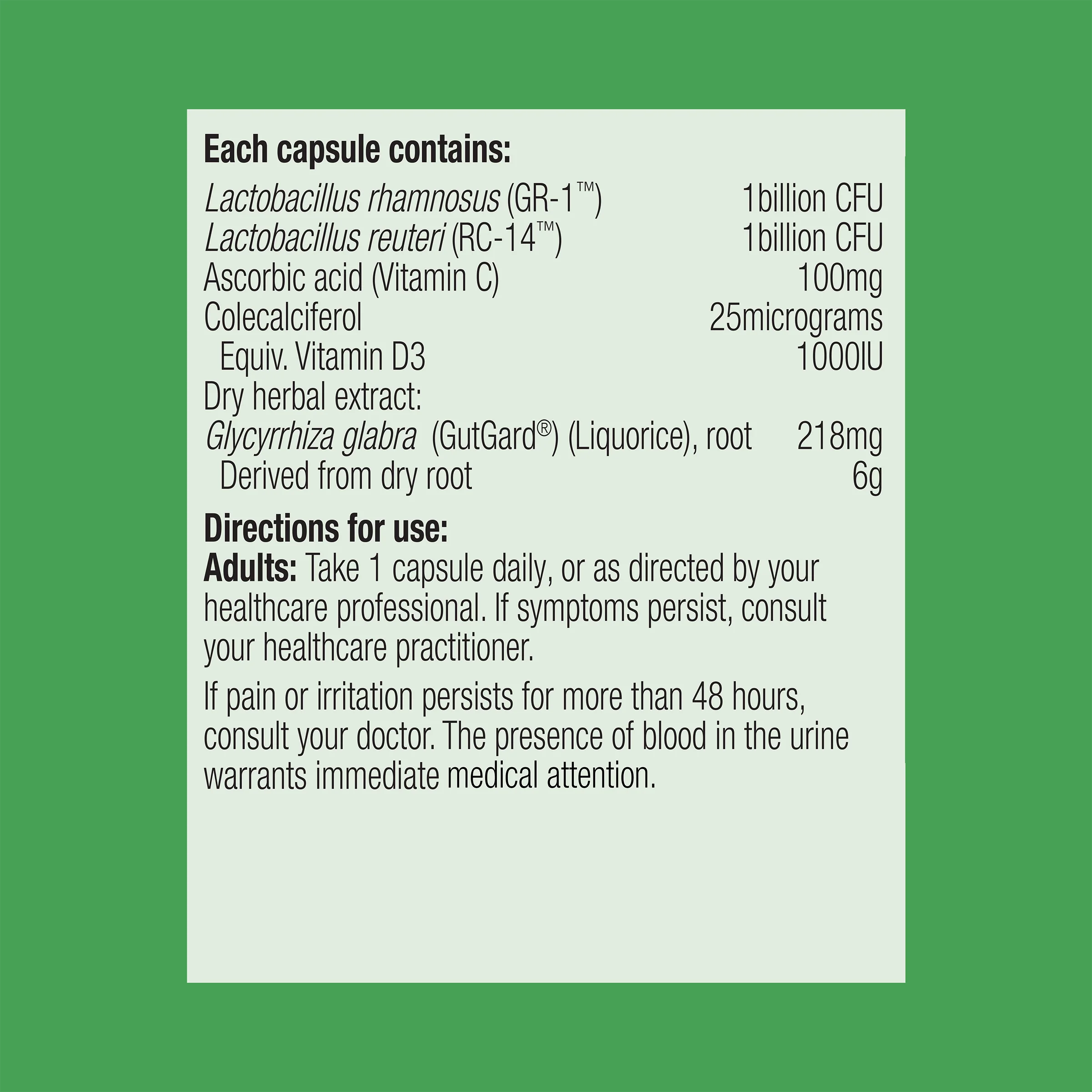 UltraFlora Women's Probiotic 30 Capsules - Image 4